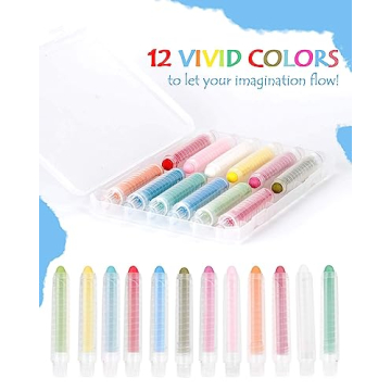 Creative Dustless Chalk for Kids - Safe Vibrant Drawing Set