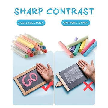 Creative Dustless Chalk for Kids - Safe Vibrant Drawing Set