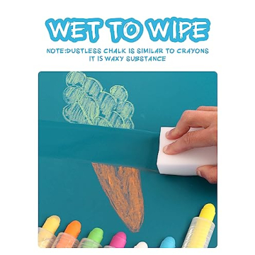 Creative Dustless Chalk for Kids - Safe Vibrant Drawing Set