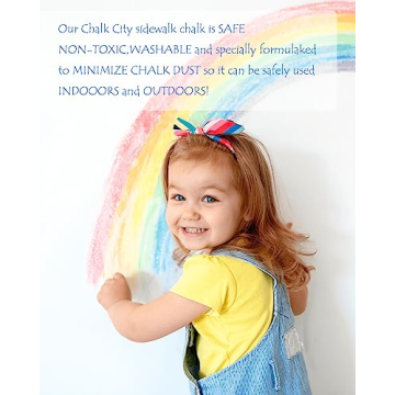 Creative Dustless Chalk for Kids - Safe Vibrant Drawing Set