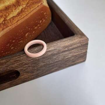 SEVENSTONE 9Pcs Resin Retro Acrylic Colorful Chunky Ring Cute Trendy Colorful Rhinestone Y2k Jewelry Plastic Resin Square Gem Stackable Chunky Rings for Women Set (multicolor-2)