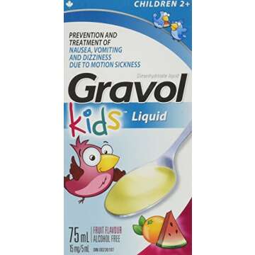 GRAVOL Children's Liquid for Motion Sickness - 75ml - Nausea Relief