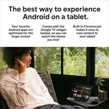 Google Pixel Tablet with Charging Speaker Dock - Android Tablet with 11-Inch Screen, Smart Home Controls, and Long-Lasting Battery - Porcelain/Porcelain - 256 GB