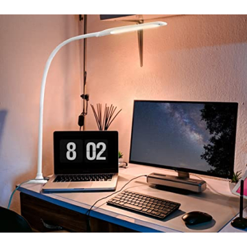 Versatile YOUKOYI LED Desk Lamp with Clamp and Touch Control