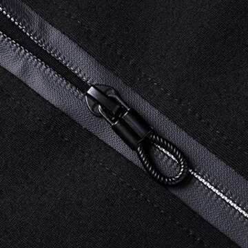 Modern Fantasy Men's Athletic Tracksuit Running Jogging Sports Sweatsuit Comfortable Big Size Black L