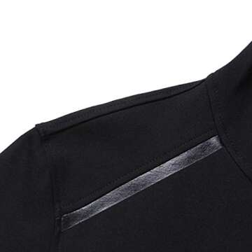 Modern Fantasy Men's Athletic Tracksuit Running Jogging Sports Sweatsuit Comfortable Big Size Black L