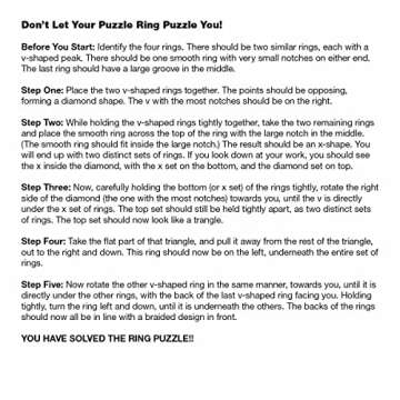 Gold-Plated Braided Interlocking Puzzle Ring - Size 8