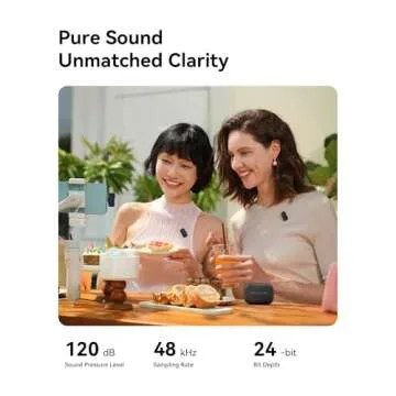 Hollyland Lark A1 Wireless Mini Microphone - Bluetooth, 48kHz/24-bit Sound Quality