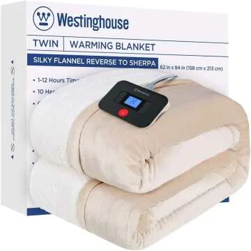 Westinghouse Electric Blanket | Reversible & Machine Washable
