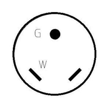 Parkworld RV 30A RV/Marine/Boat Shore Power Extension Cord Adapter NEMA TT-30P to L5-30R (15 FT)