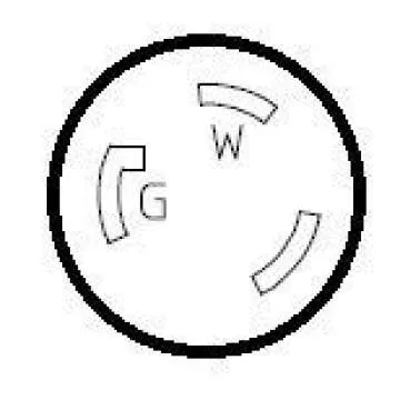 Parkworld RV 30A RV/Marine/Boat Shore Power Extension Cord Adapter NEMA TT-30P to L5-30R (15 FT)