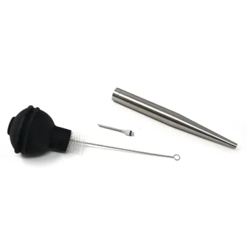 Norpro Deluxe Stainless Steel Baster & Injector for Perfect Roasts