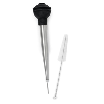 Norpro Deluxe Stainless Steel Baster & Injector for Perfect Roasts