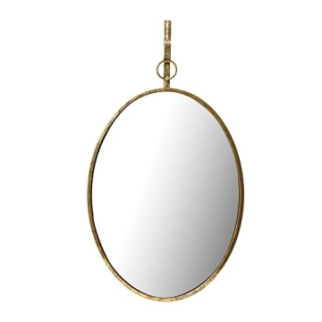 Elegant Creative Co-Op Oval Wall Mirror for Home Decor