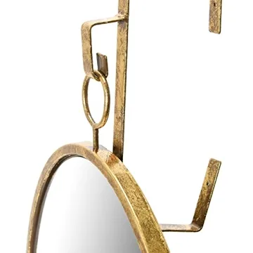 Elegant Creative Co-Op Oval Wall Mirror for Home Decor