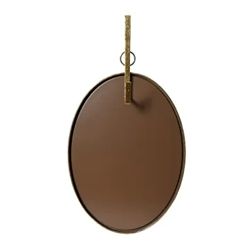 Elegant Creative Co-Op Oval Wall Mirror for Home Decor