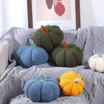 Queekay Pumpkin Pillow Set for Cozy Fall Decor