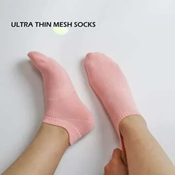 Comfortable Bamboo Ultra Thin No Show Socks for Women