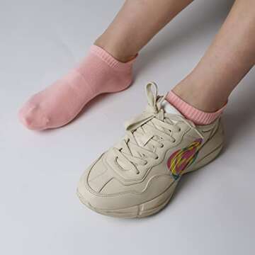 Comfortable Bamboo Ultra Thin No Show Socks for Women