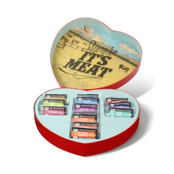 Jerky Heart - 14 Delicious Beef Jerky Snacks in Heart Box