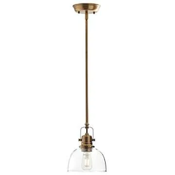 Stone & Beam Vintage Pendant Light - Adjustable Gold Finish