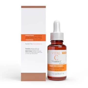 Vital-C Vitamin C Serum for Face, 1 oz | Anti-Aging & Anti Wrinkle | Light Moisturizer | Skin Firming | Boosts Collagen | Antioxidant Rich