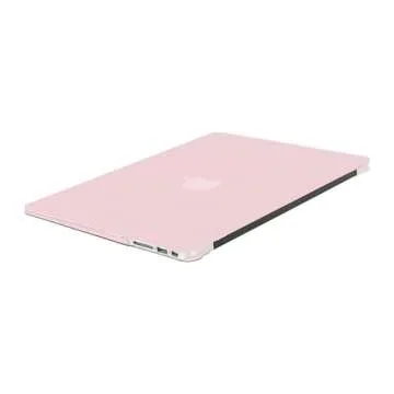 MOSISOMacBook Air 13 Inch Case (Release 2010-2017 Older Version), Plastic Hard Shell Case & Keyboard Cover Only Compatible MacBook Air 13 Inch (A1369 & A1466), Rose Quartz