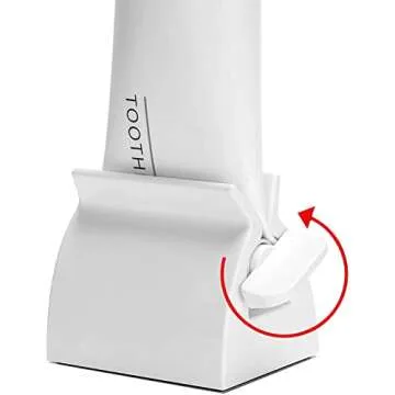 2pcs Rolling Toothpaste Squeezer for Efficient Bathroom Care
