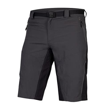Endura Men's Hummvee Mountain Bike Baggy Cycling Short with Liner - Grey Medium