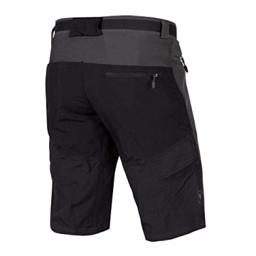 Endura Men's Hummvee Baggy Cycling Short with Liner, Grey