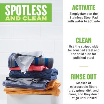 E-Cloth Stainless Steel Cleaning Kit for Appliances