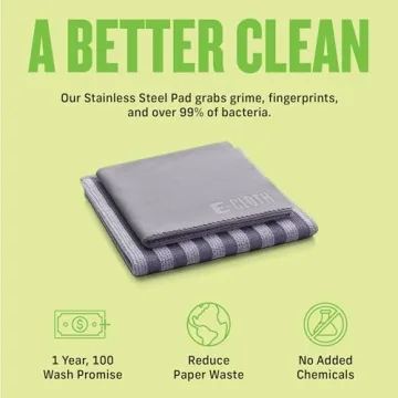 E-Cloth Stainless Steel Cleaning Kit for Appliances