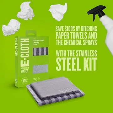 E-Cloth Stainless Steel Cleaning Kit for Appliances