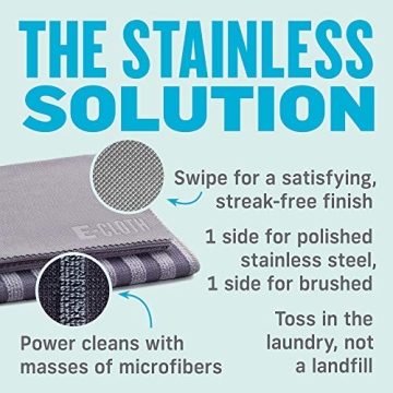 E-Cloth Stainless Steel Cleaning Kit for Appliances