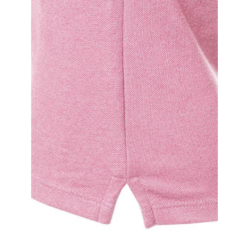 A2Y Junior-Fit Cotton Pique Polo Shirt Slim Comfortable Pink