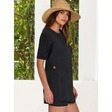 ANRABESS Women's Summer Knit Short Sets - Stylish & Comfy