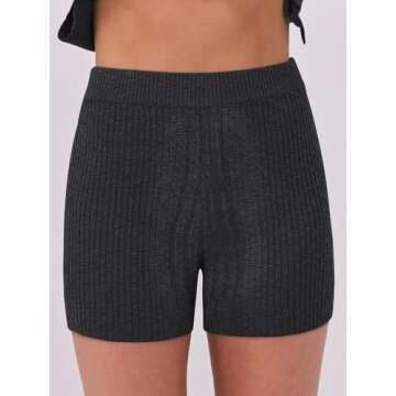 ANRABESS Women's Summer Knit Short Sets - Stylish & Comfy