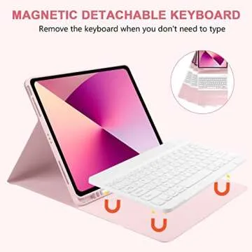 Premium iPad Keyboard Case for Pro 12.9 & Air 13
