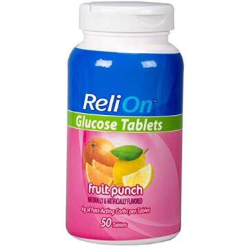 ReliOn Glucose Tablets Bundle: Deliciously Effective Energy Boost