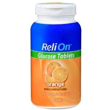 Delicious ReliOn Glucose Tablets Bundle for Energy Needs