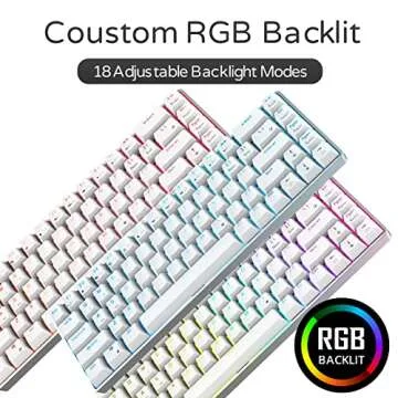 RK ROYAL KLUDGE Wireless 60% Mechanical Keyboard PBT keycaps, Bluetooth Mechanical Keyboard with CNC frame, Compact Gaming Keyboard with Software - 68 Keys Hot Swappable Gateron Brown Switch, RK68 pro