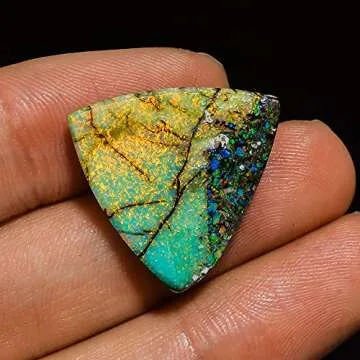 GEMKORA™ Monarch Opal, Sterling Opal, Fire Play Opal, Opal Gemstone Cabochon Loose Gemstone Wholesale Cabochons, Jewelry Making Loose Gemstone, DIY, Wire Wrapping, Healing Crystals, Rare Opal Crystal