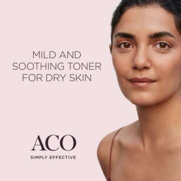 ACO Soft & Soothing Toner, Facial Toner for Dry Skin - Daily Care Dry Skin - Gentle and Soothing - Fragrance-Free, Vegan and Free from Animal Testing - 1 x 200 ml