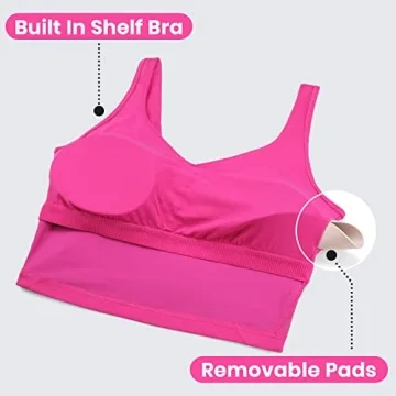 CRZ YOGA Butterluxe Women V Neck Sports Bra - Hibiscus Purple