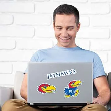 Rico Industries NCAA Michigan Wolverines Die Cut Triple Spirit Sticker Sheet, One Size, Alternate, 3-Piece