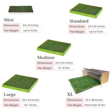 DoggieLawn Dog Potty with Real Grass - Eco-Friendly Solution