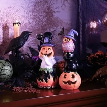 Valery Madelyn Cute LED Halloween Figurines Set of 2