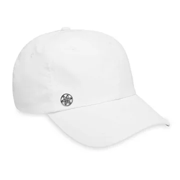 Gaiam Women's Running Hat - Classic Fitness White Sun Cap, Trendy Runners' Hat with Ponytail Hole, Q...