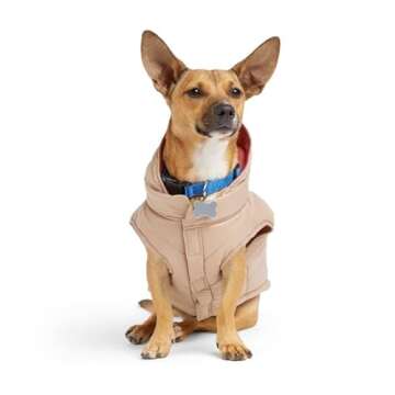 YOULY Shiny Puffer Pet Jacket - Stylish Winter Gear for Pets