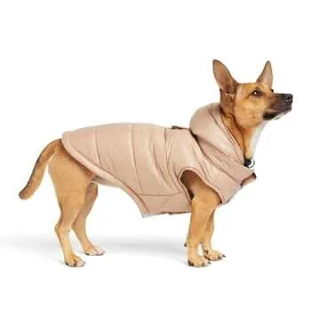 YOULY Shiny Puffer Pet Jacket - Stylish Winter Gear for Pets